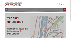Desktop Screenshot of metallbau-goop.li