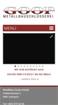 Mobile Screenshot of metallbau-goop.li